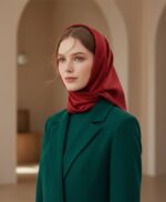 روسری ساتن ابریشم - Image 8