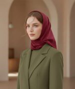 روسری ساتن ابریشم - Image 9