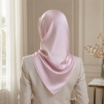 روسری ابریشم ساده - Image 3