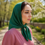 مینی اسکارف ساده تک رنگ