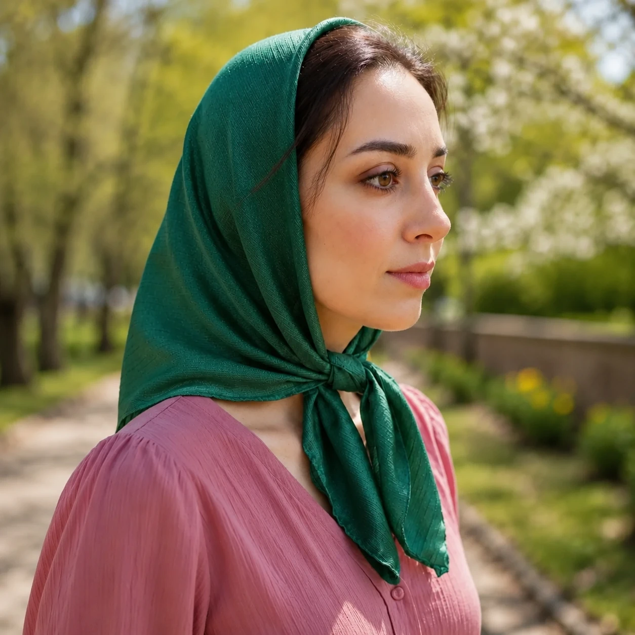 1c38d054-c50d-45c1-95ec-a8090d1b296d مینی اسکارف ساده تک رنگ