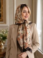 روسری ابریشم قواره 110