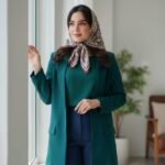 مینی اسکارف طرح جنگل