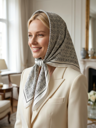 روسری ابریشم توییل