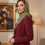 روسری دانتل سه گوش