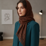 روسری دانتل سه گوش