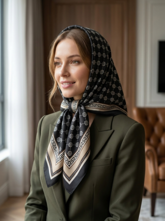 روسری ابریشم توییل