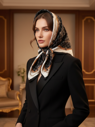 روسری ابریشم توییل