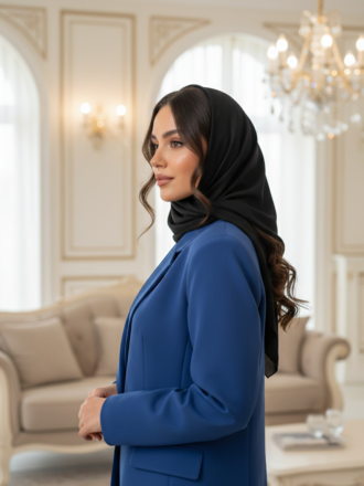 روسری ژان ژان مشکی
