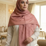 روسری ساتن مات قواره 120