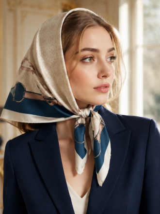 مینی اسکارف ساتن ابریشم
