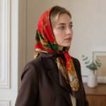 روسری حریر شیفون - Image 3