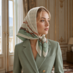 مینی اسکارف ساتن ابریشم - Image 3