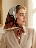 مینی اسکارف نخی چاپی - Image 2