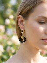 گوشواره رزین حلقه ای - Image 2