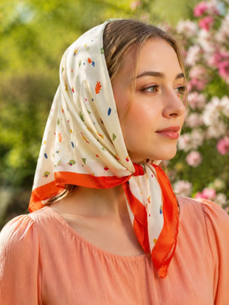 مینی اسکارف نخی