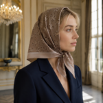 مینی اسکارف نخی چاپی - Image 2