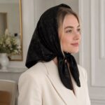 مینی اسکارف مشکی داغی