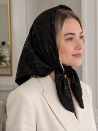 مینی اسکارف مشکی داغی