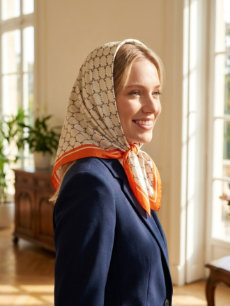 مینی اسکارف ابریشم