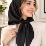 مینی اسکارف مشکی ترک