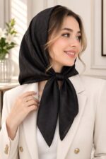 مینی اسکارف مشکی ترک