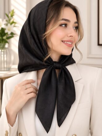 مینی اسکارف مشکی ترک