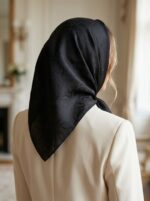 مینی اسکارف مشکی ترک - Image 2
