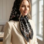 روسری ابریشم توییل