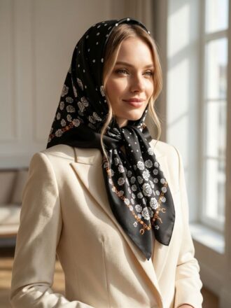 روسری ابریشم توییل