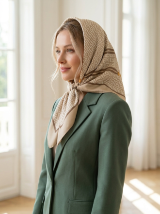 روسری ابریشم توییل