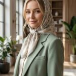 روسری ابریشم توییل