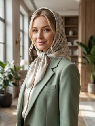 روسری ابریشم توییل