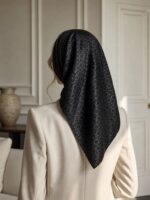 مینی اسکارف مشکی داغی - Image 4
