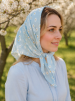 مینی اسکارف نخی بابونه - Image 4
