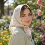 مینی اسکارف نخی - Image 5