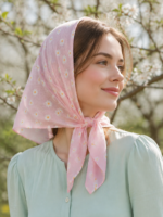 مینی اسکارف نخی بابونه - Image 5
