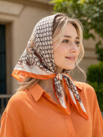 مینی اسکارف نخی
