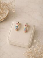 گوشواره حلقه ای میناکاری - Image 2